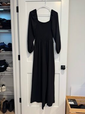 Black jumpsuit w/ pockets